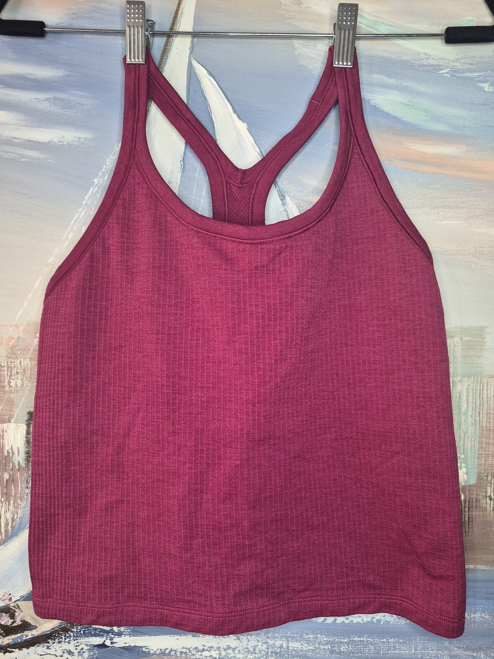 Lululemon Women’s Ribbed Racerback Tank Top Berry Pink